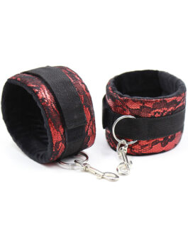 OHMAMA FETISH – MANETTE IN VELLUTO CON NASTRO IN NYLON