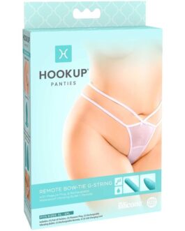 HOOK UP PANTIES – REMOTE BOW-TIE G-STRING SIZE XL/XXL