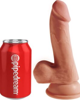 KING COCK – PLUS DILDO 3D CON SFERE 17 CM