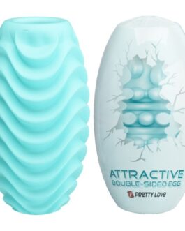 PRETTY LOVE – UOVO MASTURBATORE A DOPPIA FACCIA TURCHESE