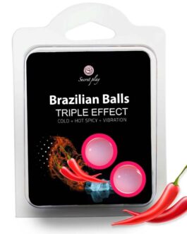 SECRETPLAY – SET 2 PALLINE BRASILIANE TRIPLO EFFETTO