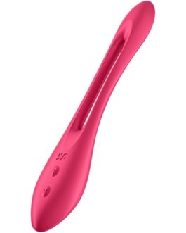 SATISFYER – MULTI VIBRATORE ELASTIC JOY ROSSO
