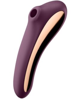 SATISFYER - VIBRATORE DUAL KISS AIR PULSE ROSSO VINO