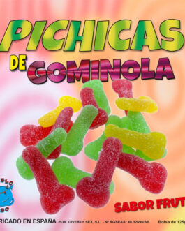 DIABLO GOLOSO – PICHITAS GUMMINOL ALLA FRUTTA CON ZUCCHERO