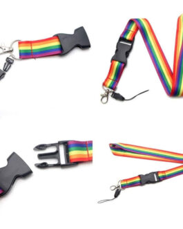 PRIDE – LANYARD CON BANDIERA LGBT