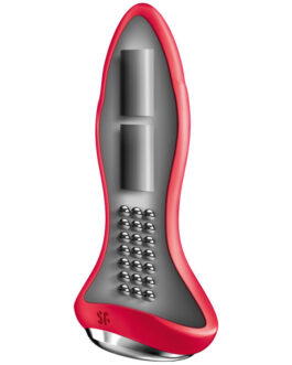 SATISFYER – ROTATOR PLUG 1+ PLUG VIBRADOR APP ROJO