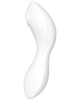 SATISFYER CURVY TRINITY 5 ESTIMULADOR Y VIBRADOR APP – AZUL