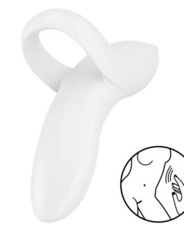 SATISFYER – BOLD LOVER DEDAL VIBRADOR BLANCO