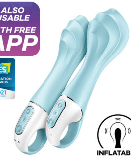 SATISFYER – VIBRATORE AIR PUMP 5+ VIBRATORE GONFIABILE G-SPOT BLU