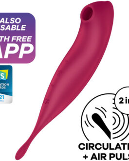 SATISFYER – TWIRLING PRO+ ESTIMULADOR Y VIBRADOR APP VERDE