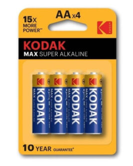 KODAK – BATTERIA ALCALINA MAX AA LR6 BLISTER * 4