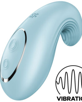 SATISFYER – DIPPING DELIGHT VIBRADOR LAY-ON AZUL