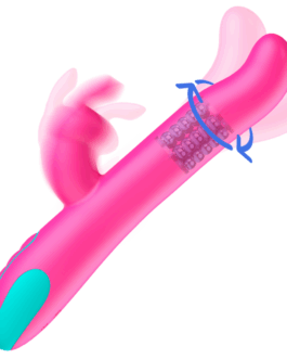 HAPPY LOKY – PLUTO VIBRATORE RABBIT E ROTATORE + TELECOMANDO WATCHME