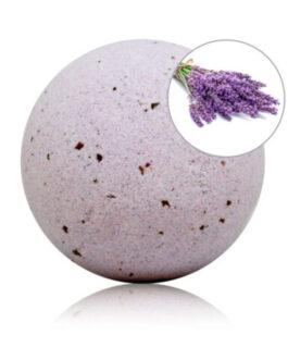 TALOKA - BOMBA DA BAGNO PROFUMATA ALLA LAVANDA CON PETALI DI ROSA
