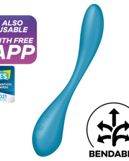 SATISFYER - G-SPOT FLEX 5 MULTI VIBRADOR AZUL