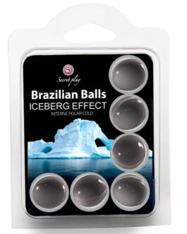 SECRET PLAY SET 6 PALLINE BRASILIANA EFFETTO ICEBERG