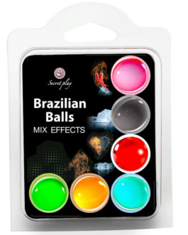 SECRET PLAY – SET 6 PALLINE BRASILIANA EFFETTO MIX