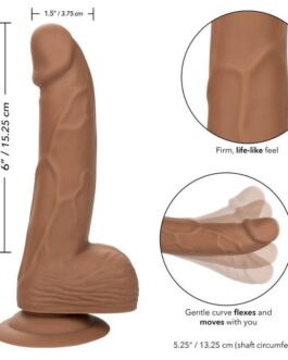 CALEXOTICS – BORCHIE IN SILICONE 15.24 CM MARRONE