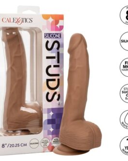 CALEXOTICS – BORCHIE IN SILICONE 20.32 CM MARRONE