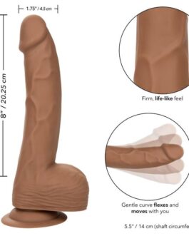 CALEXOTICS – BORCHIE IN SILICONE 20.32 CM MARRONE