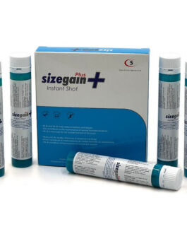 500 COSMETICS - SIZEGAIN PLUS INSTANT SHOT VIGORIZANTE MASCULINO 5 UNIDADES