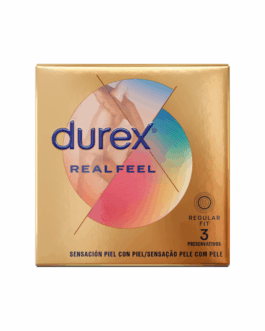 DUREX – PRESERVATIVI REAL FEEL 3 UNITÀ