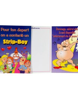 FEMARVI – STRIP BOY ADDIO CARD /FR