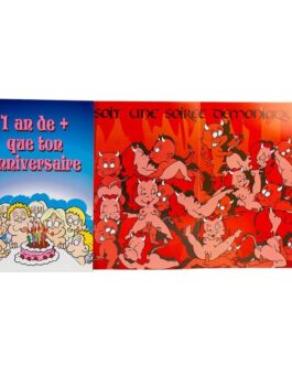 FEMARVI – BIGLIETTO DI COMPLEANNO DIAVOLO /FR