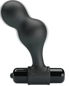 MR PLAY – PLUG ANALE VIBRATORE IN SILICONE NERO