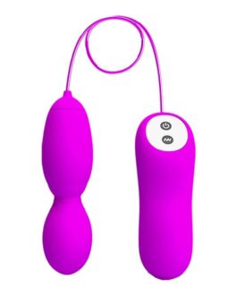 PRETTY LOVE – MASSAGGIATORE VEGA A ROTAZIONE E VIBRAZIONE 12 FUNZIONI FUCSIA
