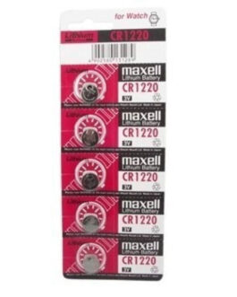 MAXELL – BATTERIA LITIO CR1220 3V 5UDS