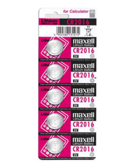 MAXELL – BATTERIA LITIO CR2016 3V 5UDS