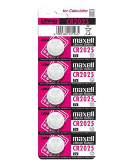 MAXELL – BATTERIA LITIO CR2025 3V 5UDS