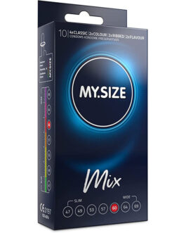 MY SIZE – MIX PRESERVATIVI 60 MM 10 UNIT