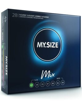 MY SIZE – MIX PRESERVATIVI 47 MM 28 UNIT