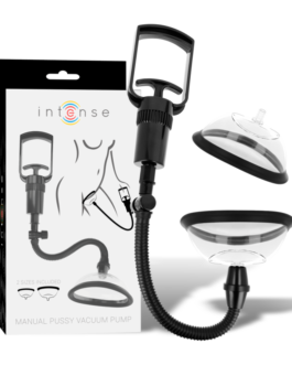 INTENSE - PUMP POMPA MANUALE VAGINALE CON DUE COPPE INTERCAMBIABILI