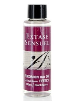 EXTASE SENSUAL – OLIO DA MASSAGGIO EFFETTO RISCALDANTE AI FEROMONI DI MORA 100 ML