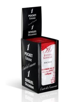 EXTASE SENSUAL – OLIO DA MASSAGGIO AI FEROMONI EFFETTO CALORE LOLLIPOP 10 ML