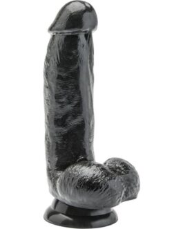 GET REAL – DILDO 12 CM CON SFERE NERO