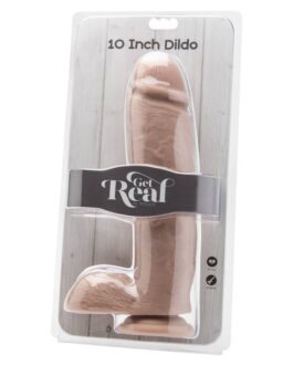 GET REAL – DILDO 25,5 CM CON PALLE DI PELLE