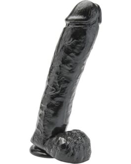 GET REAL - DILDO 28 CM CON SFERE NERO