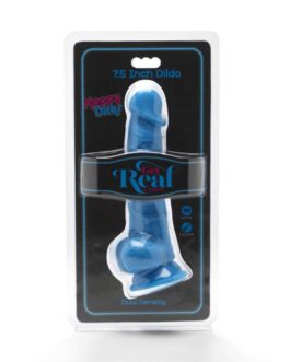 GET REAL – HAPPY DICKS 19 CM CON SFERE BLU