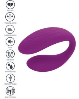 XOCOON – VIBRATORE DI COPPIA BOUND LOVE VIOLA