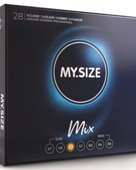 MY SIZE – MIX PRESERVATIVI 53 MM 28 UNIT