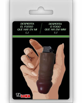 TALOKA – FANTASTICO ACCENDINO A FORMA DI PENE COLORE MULATTO 100% RICARICABILE