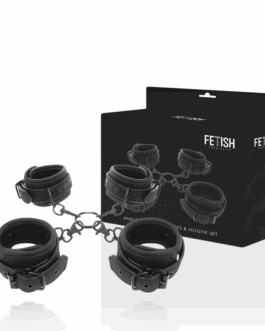 FETISH SUBMISSIVE – SET DI MANETTE PER MANI E CAVIGLIE CON FODERA IN NOPRENE
