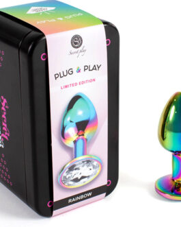 SECRETPLAY – TAPPO IN METALLO RAINBOW TAGLIA PICCOLA 7 CM