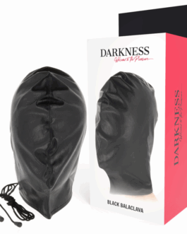DARKNESS – MASCHERA DI SOTTOMISSIONE NERA