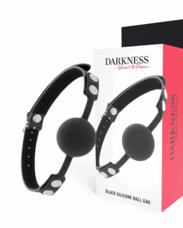 DARKNESS – BAVAGLINO IN SILICONE NERO