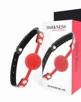 DARKNESS – BAVAGLINO IN SILICONE ROSSO